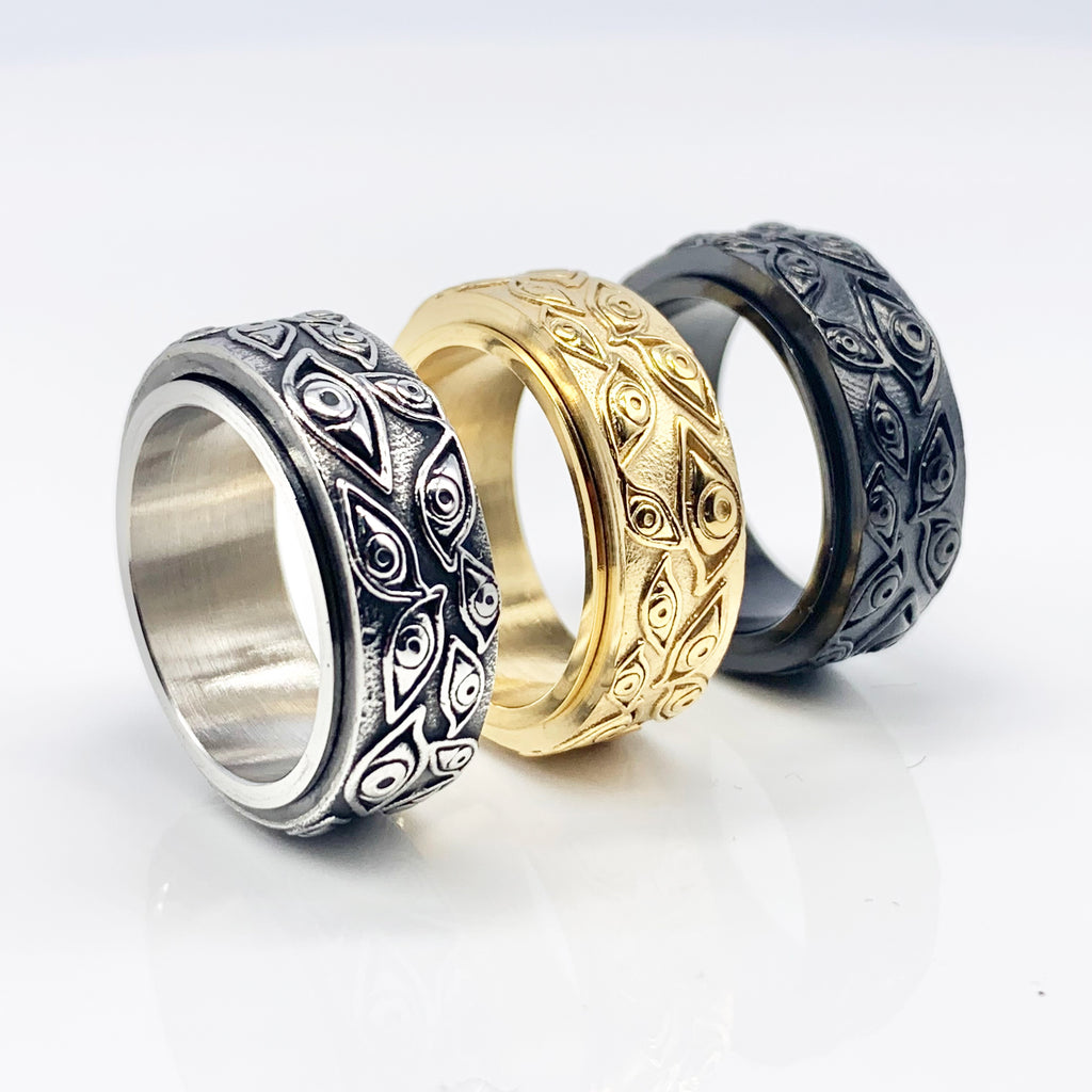 Eye Spinner Ring