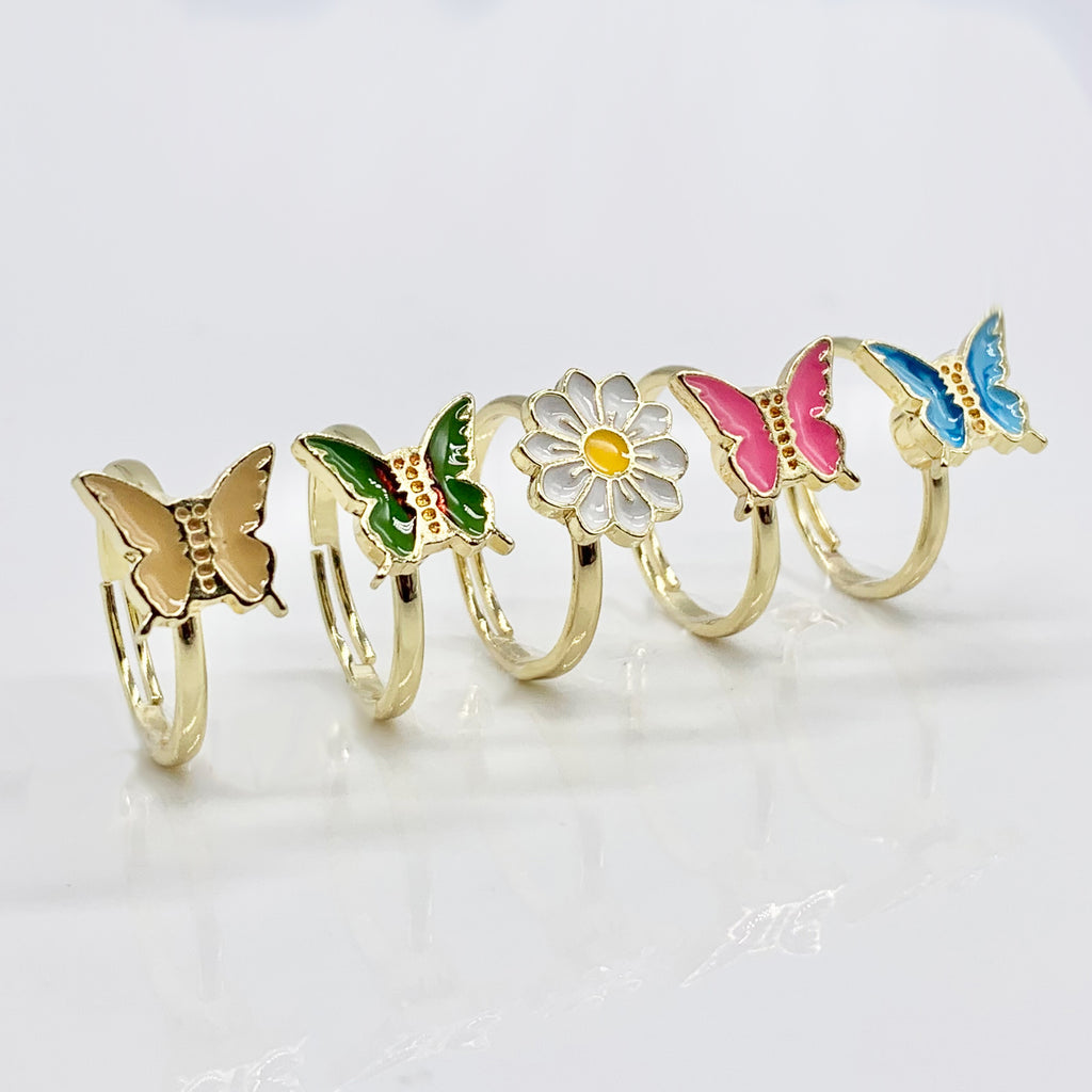 Butterfly Spinner Rotating Ring