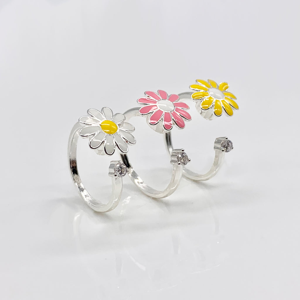Jewelry | 33 Stainless Steel Flower Fidget Spinner Ring Size 5 | Poshmark