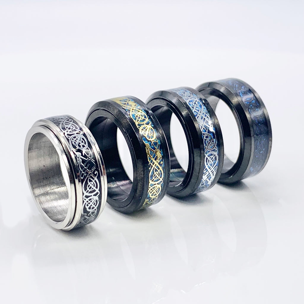 Men Spinner Ring