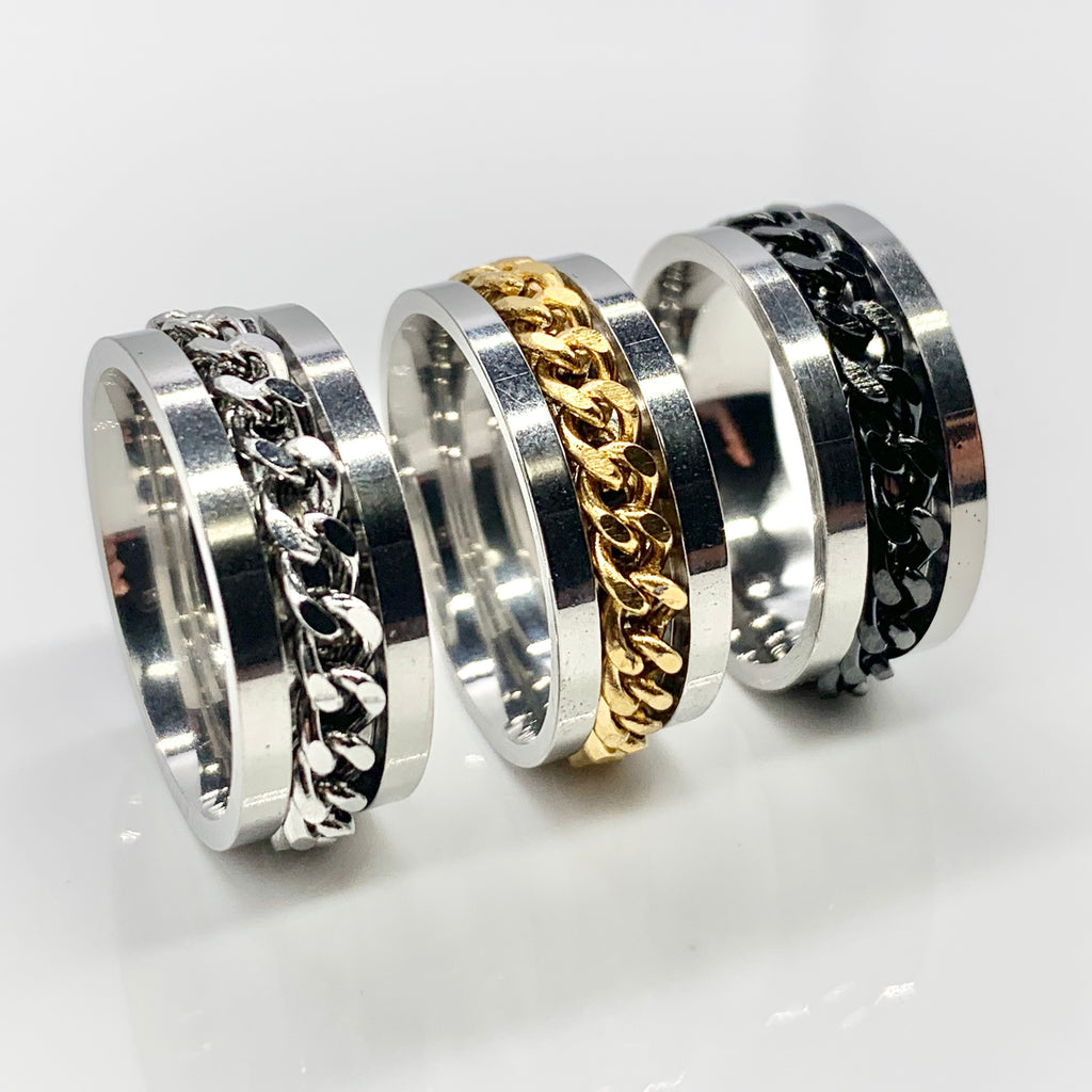 Chain Spinner Ring