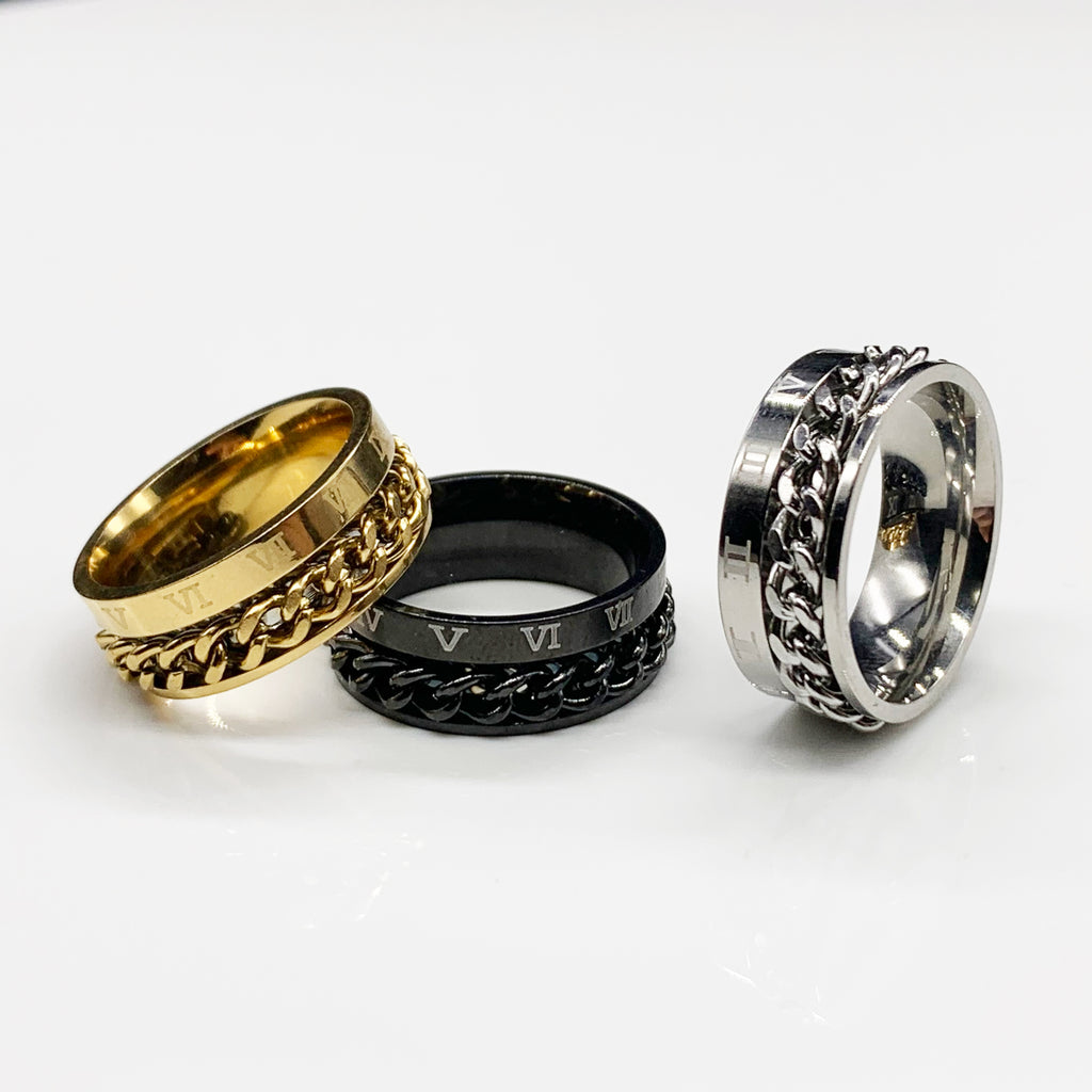 Chain Spinner Ring